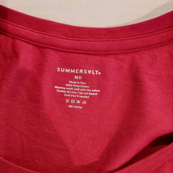 Summersalt Luxe Puma Twist-Sleeve T-Shirt Dress Size Med - Picture 7 of 9